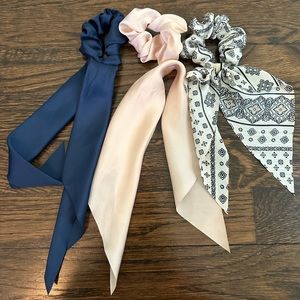 Set of 3 Silky Ribbon Scruchies from Claire’s